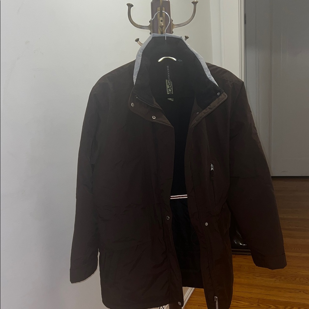 Bernardo Men's Dark Brown Puffer Jacket